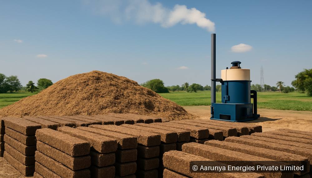 How Biomass Briquettes Are Reducing Air Pollution from Crop Burning in India
