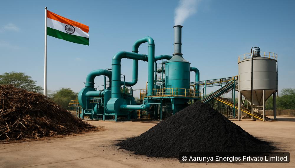 Industrial Biochar Production in India: Equipment, Costs, and Market Opportunities