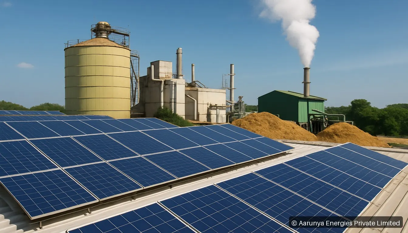 Rooftop Solar Adoption in Indian Industries: Cost Savings and Net Metering Benefits